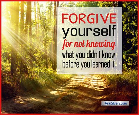 How to Forgive Yourself Quotes and Tips – Ann Silvers, MA