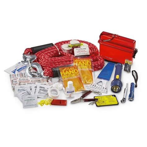 Vehicle Emergency Kit, 33 Piece - 647350, Accessories at Sportsman's Guide