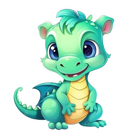 Cute Dragon Charactor, Watercolor, Dragon, Kid PNG Transparent Image ...