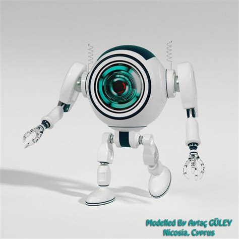 Funny Robot 3D model rigged | CGTrader