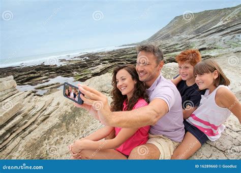 Family Vacation At The Beach Stock Photo - Image: 16289660