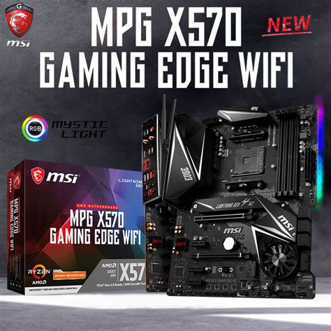 Msi Mpg X570 Gaming Edge Wifi Motherboard Manual X570 Gaming Atx Amd Ddr4 4400 Aliexpress ...