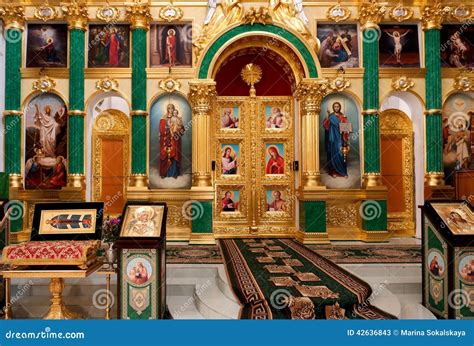 Orthodox church interior stock image. Image of orthodox - 42636843