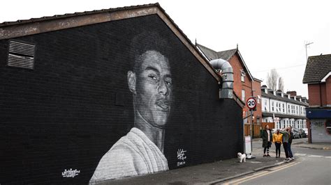 Where is the Marcus Rashford mural and who painted the artwork? | The ...