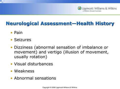 PPT - Chapter 60 Assessment of Neurologic Function PowerPoint Presentation - ID:2972424