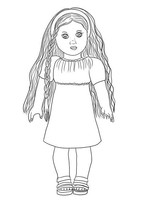 American Girl Doll Julie Coloring Pages