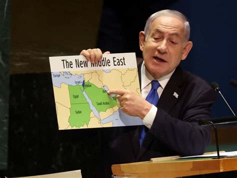 Israeli PM Netanyahu presents map erasing Palestine at UN