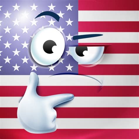 USA Flag Emoji by Tatyana Suhodolska