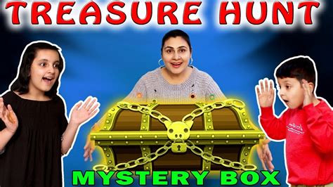 TREASURE HUNT CHALLENGE | Indoor Funny Game for Kids | Mystery Box ...