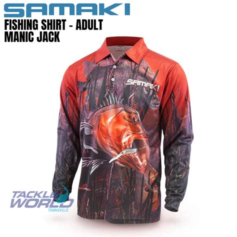 Samaki Fishing Shirt Manic Jack Adults