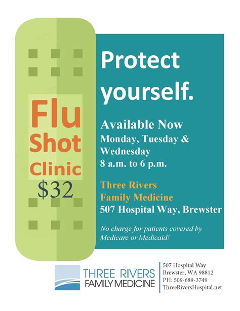 Flu Clinic Poster Template
