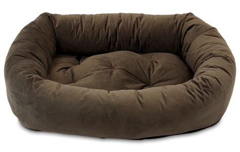 Oliver & Iris Bolster Donut Lounge Dog Bed, Medium, Caribbean Blue | Dog lounge bed, Dog bed ...