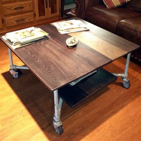 45+ DIY Coffee Table Ideas Built with Pipe and Fittings | Simplified ...