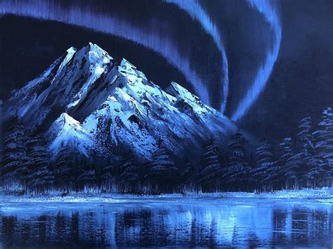 Alaska - Land of the midnight sun Painting by Zak - Fine Art America