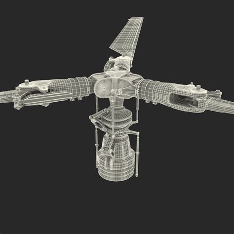 helicopter main rotor 3d model