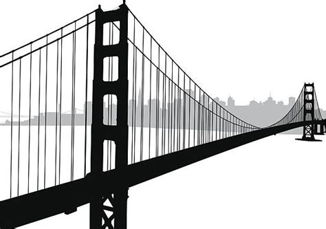 Golden Gate Bridge Clip Art, Vector Images & Illustrations - iStock