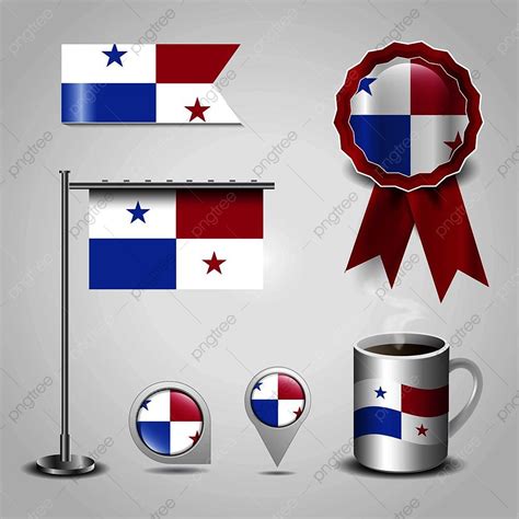 Panama Map Vector Art PNG, Panama Country Flag Place On Map Pin, Day ...