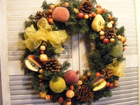 SALE 25% OFF Colorful Sugared Fruit Della Robbia Wreath, Sugared Fruit ...