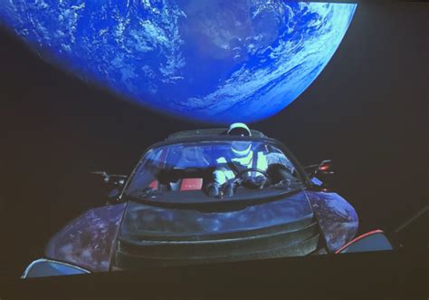 Elon Musk's Tesla Roadster In Space … Because It's Fun | Tesla Roadster