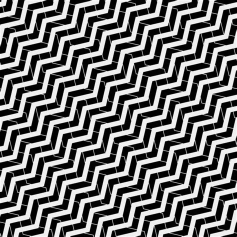 Op art pattern with zig zag lines Vector | Free Download