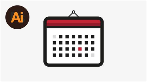 Draw a Calendar Icon in Illustrator