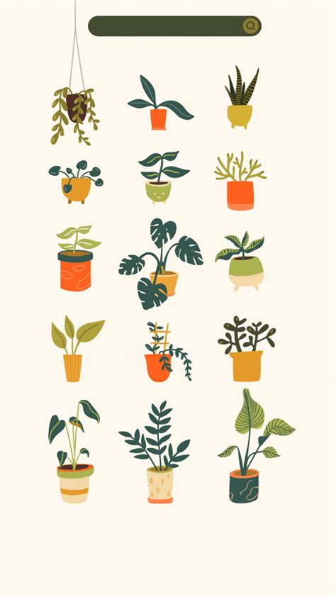 Home Plants Canva Elements Clip Art in 2022 | Canvas designs, Autumn illustration, Canvas