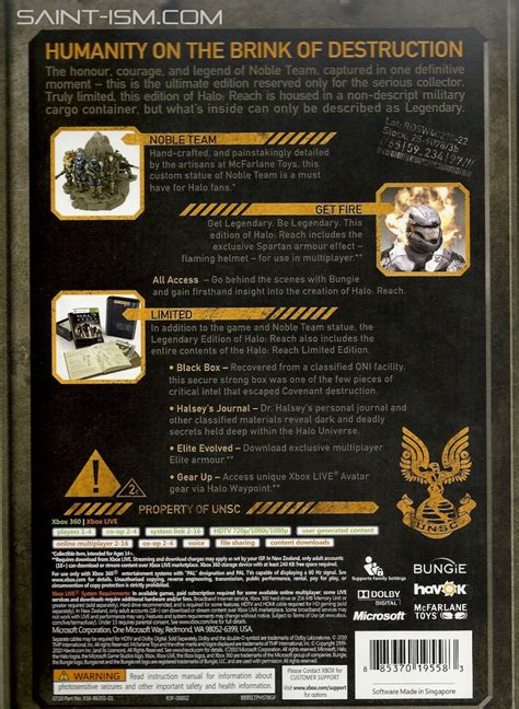 Halo Reach: Legendary Edition Unboxing | Saint-ism – Gaming, Gunpla ...