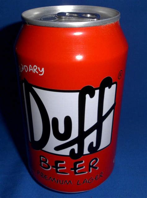 DUFF BEER CAN - The Legendary Duff Beer Empty Can | eBay