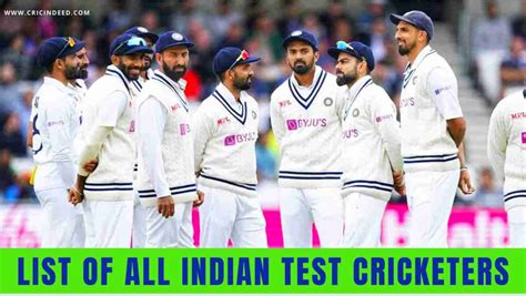 List of All Indian Test Cricketers (Men & Women) - CricIndeed