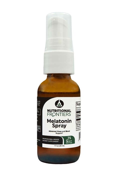 Melatonin Spray 3 mg - Nutritional Frontiers