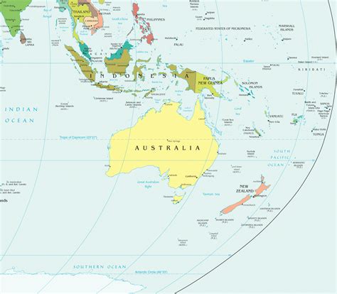 Laboratório de Ensino de Geografia: Mapas Oceania