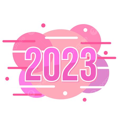 2023 Pink Text, 2023 Text, 2023 Pink, 2023 Text Effects PNG and Vector ...