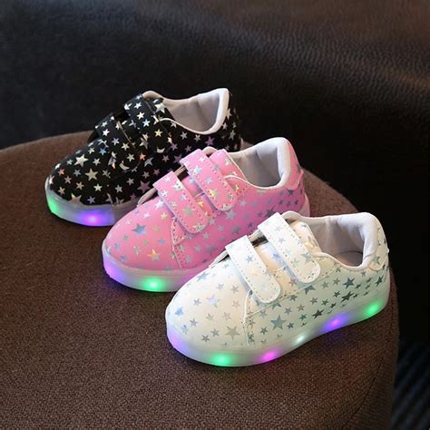 Baby Led Light Luminous Shoes Children Luminous Shines Sapatos Anti ...