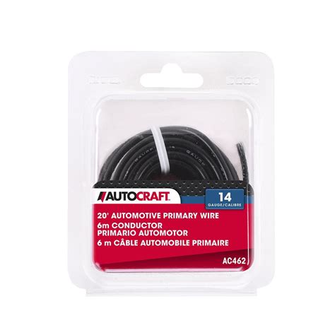 Autocraft 14 Gauge Primary Wire Automotive Specialty Parts, 20 ft ...