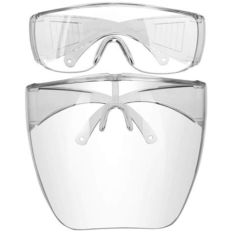 SUMAX Safety Face Shields Glasses Anti Fog Industrial Goggles Reusable, 2 Pack : Amazon.in ...