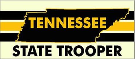 Tennessee State Trooper Decal Reflective or Matte Vinyl Decal | Etsy