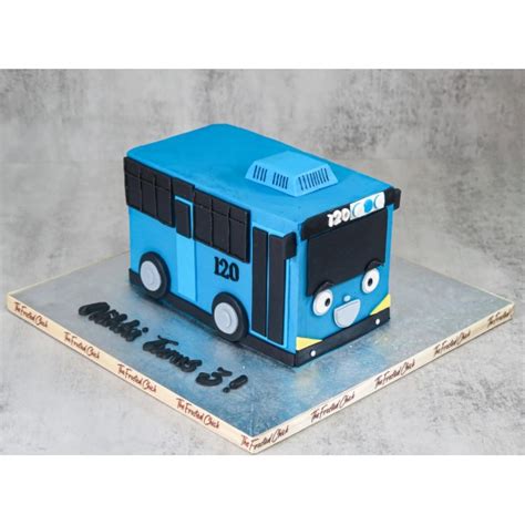 Tayo The Little Bus Inspired Cake