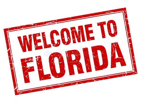 Welcome To Florida Sign Stock Illustrations – 246 Welcome To Florida ...