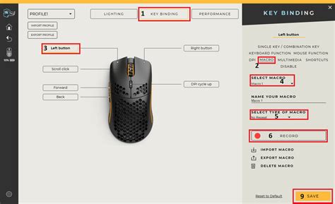 How to Setup Macros Using Glorious Core