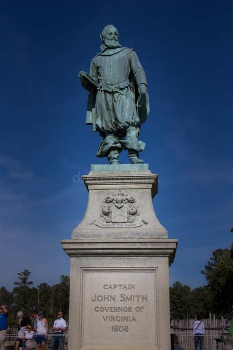 Statue of John Smith at Jamestown Editorial Photo - Image of jamestown ...