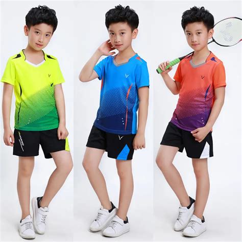 tennis clothes for children,badminton shirts kids, tennis suits,table tennis clothes,ping pong ...