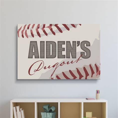 Baseball Dugout Sign - Etsy