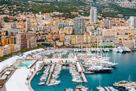 Preparations for Monaco Yacht Show in Port Hercule, Monaco Free Stock ...