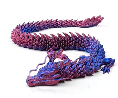 3D Printed Articulated Dragon-Realistic Dragon Figure Toys with Movable ...