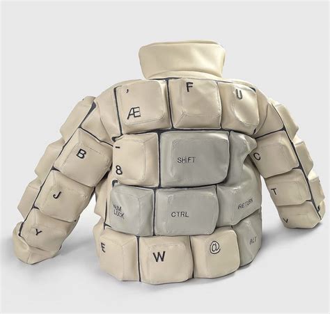 Keyboard Puffer Jacket - A2 Jackets