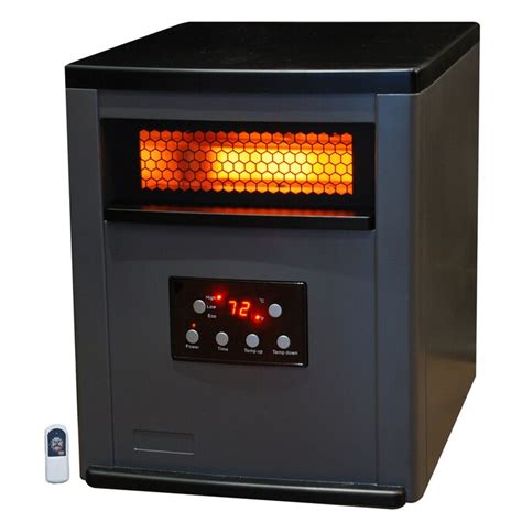 Lifesmart 1500-Watt Infrared Cabinet Electric Space Heater at Lowes.com