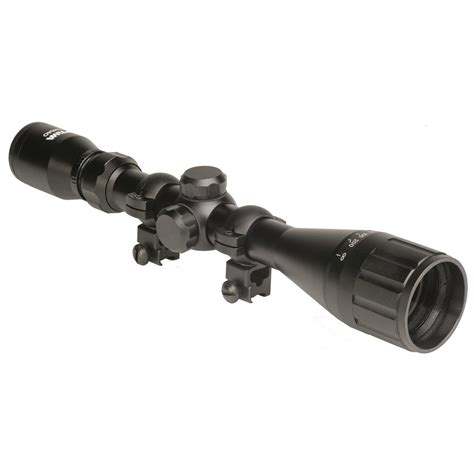 Hatsan Optima 3-9x40AO Mil-dot Pellet Rifle Scope with Scope Mounts - 674451, Air Gun ...