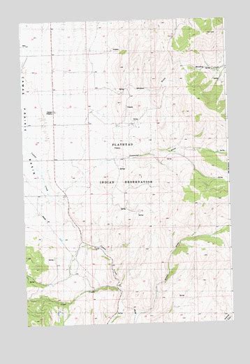 Camas Prairie, MT Topographic Map - TopoQuest