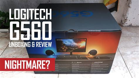 Logitech G560 LightSync Gaming Speakers Unboxing Set Up & Review - YouTube