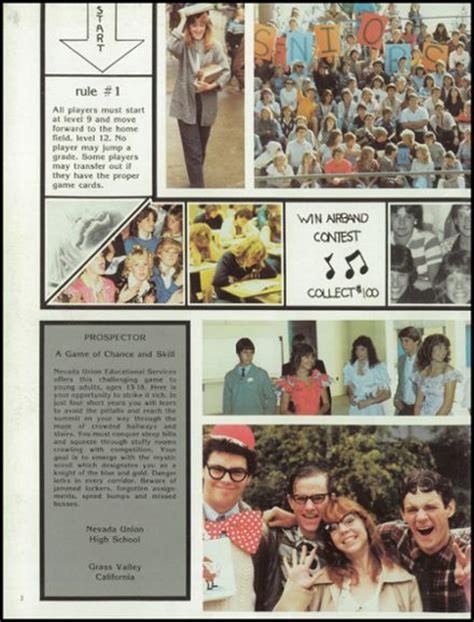 Explore 1984 Nevada Union High School Yearbook, Grass Valley CA - Classmates